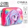 Children's bag for a girl "Magic unicorn" from eco-leather, on a strap, 15x12x3 cm