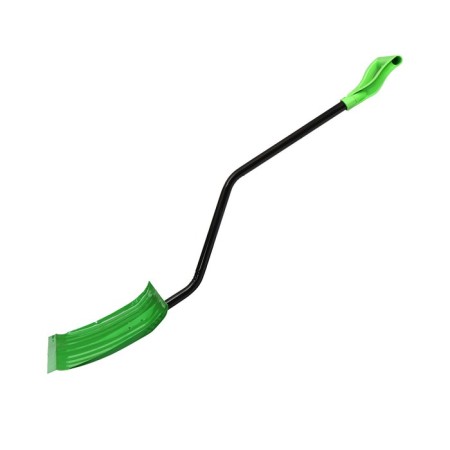 Metal shovel, 470 × 350 mm, with a metal bar, steel show-6