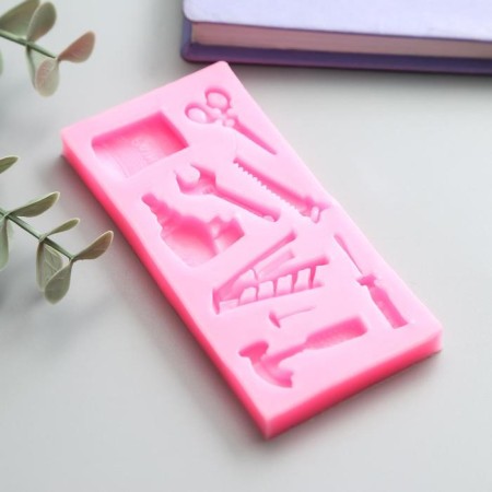 Mold Silicon "Tools" 9 items 1x5.5x11 cm-1