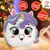 Set for creativity "New Year's nightlight made of wood", unicorn