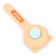 Pucrhester plastic "cat" with self -cleaning function, 8.5 x 20 cm, orange