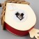 Christmas tree toy "House with Snezhin", from batteries, glow warm white