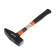 Saparta locksmith hammer, Fiberglass rubberized handle, 1000 g