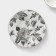 Service Porcelain Tea Black Rose, 12 items: 6 mugs 220 ml, 6 saucer d = 15 cm, white color