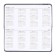 The weekly dated 2025, Escalada, 170 x 88mm, solid cover of artificial leather with foam rubber, 64 sheets, pancake embossing, block 70, gray