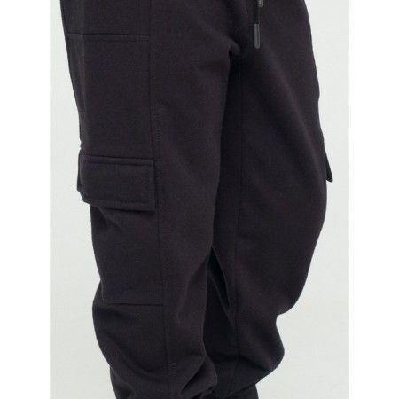Pants for girls, height 98 cm, black color-3
