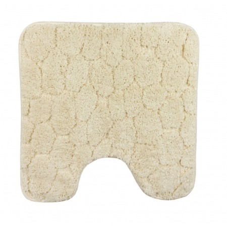 Bathroom mat "Milena", 55 x 55 cm, beige color