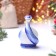 Souvenir "Snake on the Apple", Gzhel, Cobalt