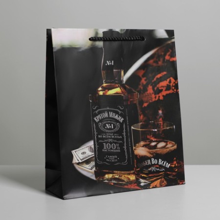 Gift package laminated, packaging, “Cool man”, Ml 21 x 25 x 8 cm-2
