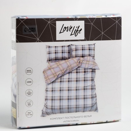 Lovelife linen euro “Classic” 200*217cm, 225*240cm, 50*70cm-2pcs.-6