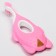 Children's toothbrush, nylon, with a limiter, pink color
