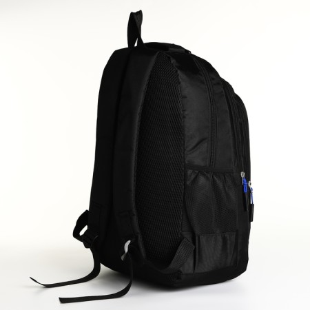 Youth backpack on lightning, 5 pockets, black/blue color-3