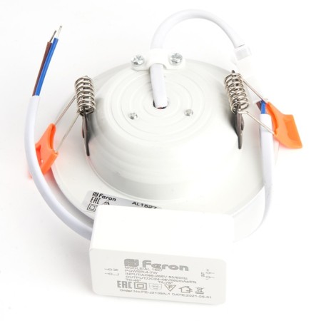 The LED LED lamp Feron AL1527, IP20, 5 W, 95x95x30 mm, white color-8
