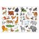 Reusable stickers Set "Amazing Animals", 2 pcs.