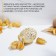 Toothpick stand, 8 × 12 cm, gold metal color