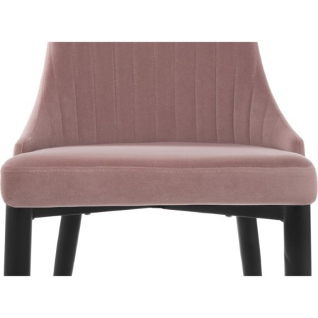 CHIL STILL A Metal Kora Metal/Velur, Black/Pink 47x57x89 cm-9