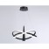 LED LED LED suspended Ambrella Comfort Linetech FL5368 with a remote control, 47W, LED, Black Color Black