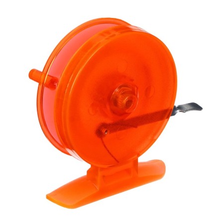 Inertial coil, plastic, diameter 6.5 cm, orange color, 808s-6