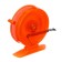 Inertial coil, plastic, diameter 6.5 cm, orange color, 808s