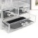 ORGANIZER CHARGANIZER Plastic 3 Transparent boxes 16x19x12 cm
