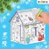 House coloring 3 in 1 "Visiting Santa Claus"