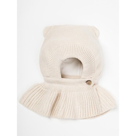 Hat helmet Children's Amarobaby Pure Love Helmet, lining, size 44-46 cm, milk color-7