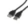 Luazon Cab-5, usb a (m)-usb a (f), 1.5 m, black