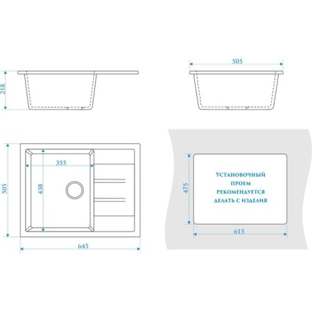Kitchen is a kitchen from Zett Lab stone. 151/q7, 645x505x218 mm, matte, mortise, color cotton-2