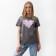T -shirt female, gray color, size 54
