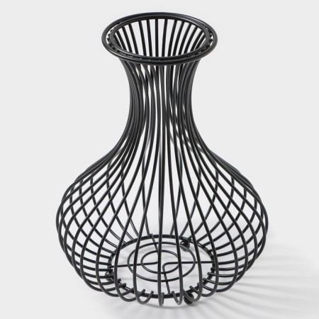 Basket for traffic jams "Vase Loft" 18.2x18.2x23.4 cm color black