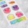 Paper stickers on the “My Notes” substrate, for a diary of 6 × 21 cm