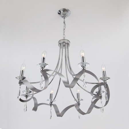 ADELIA 8x60W E14 chrome 78x78x58cm-2