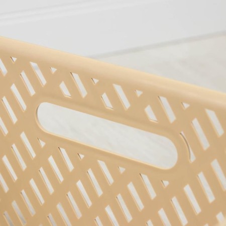 Storage basket "Wholewood", 35 × 29 × 17.5 cm, beige color-5