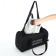 Road bag, textura, small size, black color
