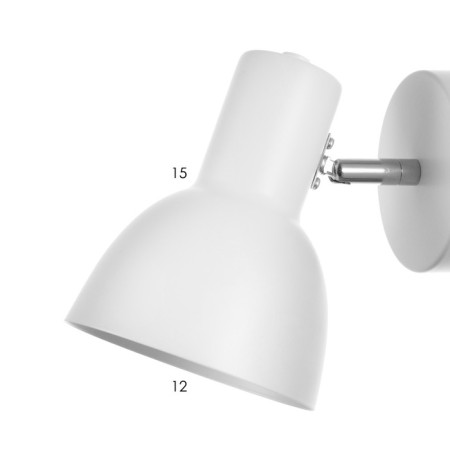 Bra "Sevantos" E27 40W white 16x16x12 cm-7