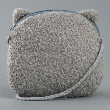 Soft bag "cat". The color is gray-4