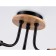 Ceiling light Ambrella Light, Modern, TR4731, 3HE27, Black Color