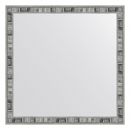 EvoFORM mirror in the baguette frame, 50 mm, 72x72 cm, color aged tree