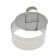 Culinary form "Circle", 10x4.5 cm, with a cover cover
