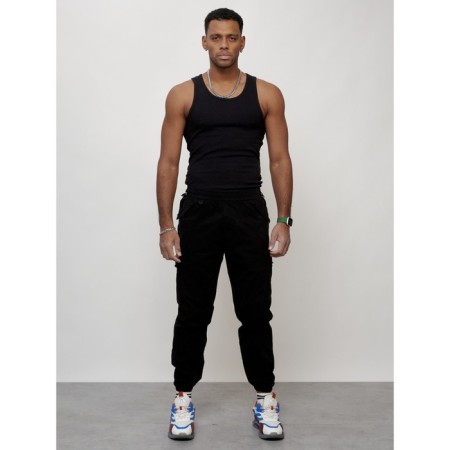 Cargo jeans, size 46-48, black color-6
