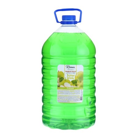 Romax liquid soap "Green Apple", 5 liters