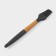 Brown Brush brush, 28 cm, gray/beige color