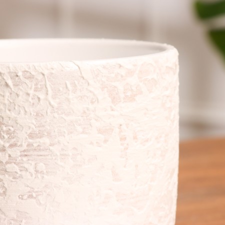 Flower Lava Pot white 0.8 l-2