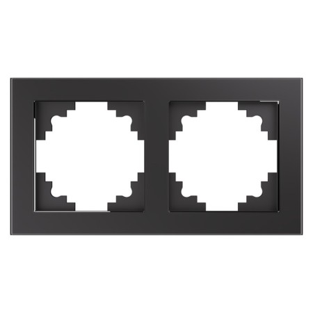 2-seater frame, glass, Catherine series, GFR00-7002-06, graphite