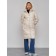 Coat insulated winter female, size 50, light-beige color