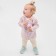 Jumper knitted baby i LEO Baby Height 86-92 cm, pink