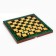 Board game 3 in 1 "Malachite": chess, checkers, backgammon, wood 40 x 40 cm