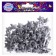 Figure for crafts and decor "Star", set of 80 pcs., Size 1 pc. 1.5 × 1.5 × 1 cm, silver color