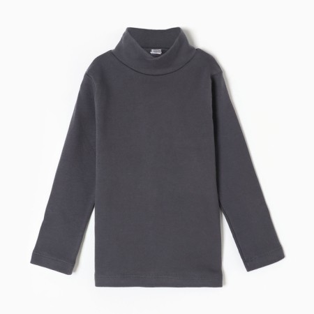 Turtleneck for a boy, graphite color, height 116 cm