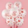 Shar Latex 12 "I love you" hearts, white, pastel, 5 tbsp., Set 25 pcs., Mix